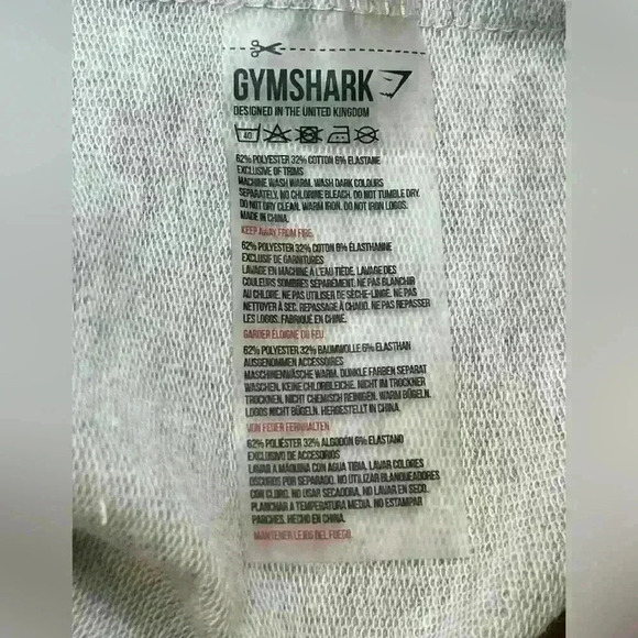 Gymshark Crossback Cropped Hoodie | Gray | Size XSmall - Picture 6 of 6